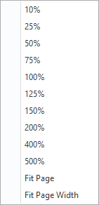 Menu: Zoom